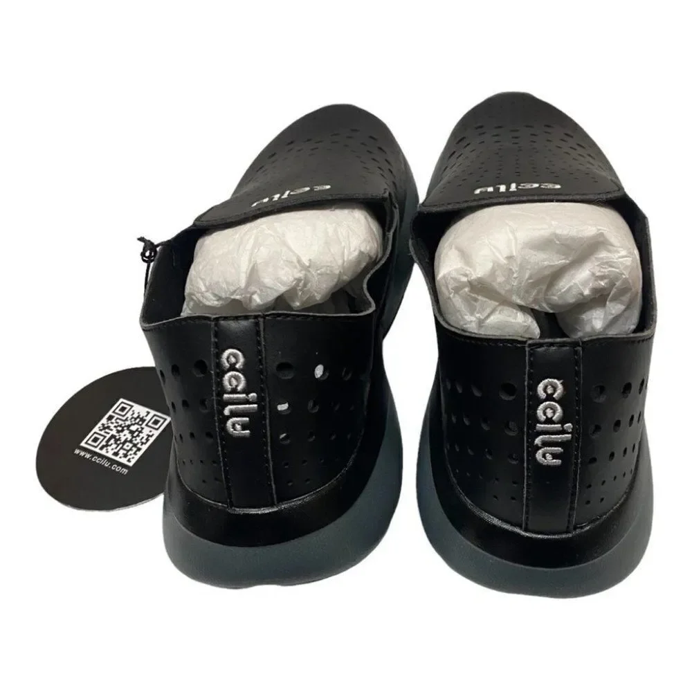 Ccilu ‎ Kaza Katia Faux Leather Sneakers Casual Slip-On Trainers